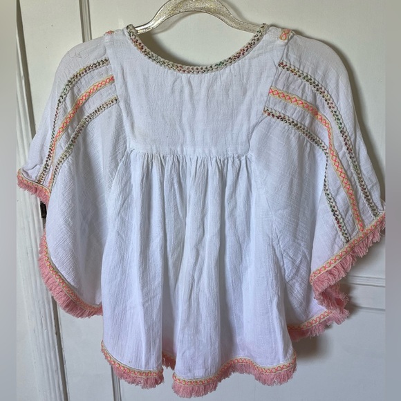Poncho Style Kids Cover Up Top - Picture 6 of 13